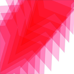 Obraz premium Red modern background. Corners and triangles of different tonality.