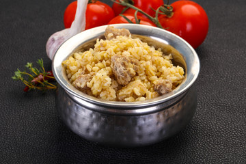Bulgur with meat