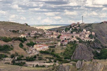Fototapeta na wymiar View of village Sepulveda (Spain)