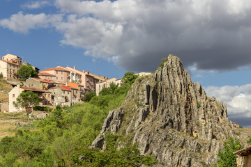 View of village Sepulveda (Spain)