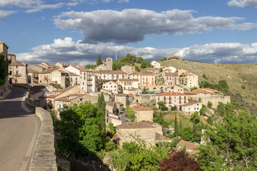 Naklejka premium View of village Sepulveda (Spain)