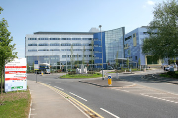The West Wing of The John Radcliffe Hospital in Oxford, UK