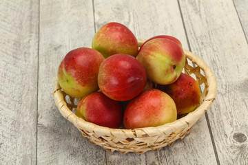 Sweet tasty fresh ripe apricots