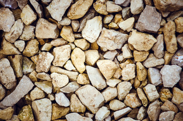 various small pebble stones texture