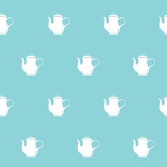 Wrapping paper - Seamless pattern of symbols kettle for vector graphic design