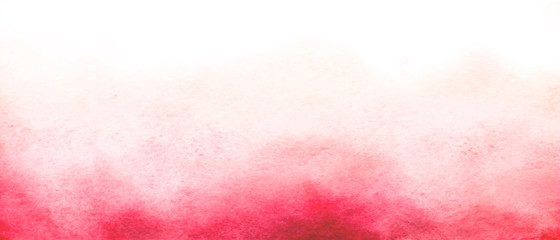 Pink watercolor background with white space on the head