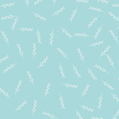 white patterns on a blue background, decorative paper, gift wrap, light ornament on a blue background
