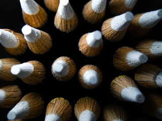 pencils head background