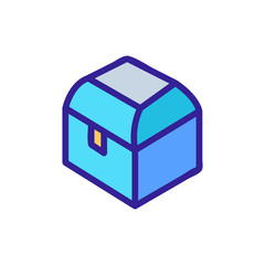 jug of gold icon vector. jug of gold sign. color symbol illustration