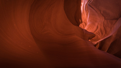 Lower Antelope Canyon, Arizona, US. In the heart of Lower Antelope Calyon