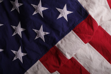 United States of America flag banner.
