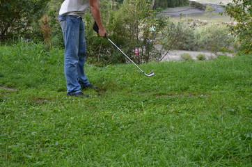 Golf in the Altai