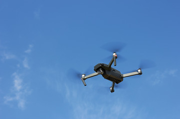 Flying Drone in a sky