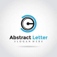 Astract Letter C template logo design. Vector illustrator eps.10