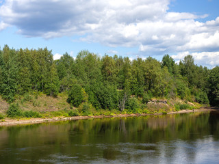 View of the river on a sunny day. - 347900730