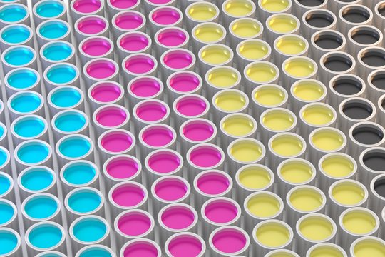 18 Leere Farbtöpfe Von DecoArt – Wiederverwendbare Becher Zum Mischen & Aufbewahren, Je 1/8 Unzen