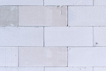 background texture of white Lightweight Concrete block, raw material for industrial wall