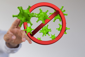 Corona Virus Healthcare Concept. Coronavirus protection Pandemic Sars Fever.