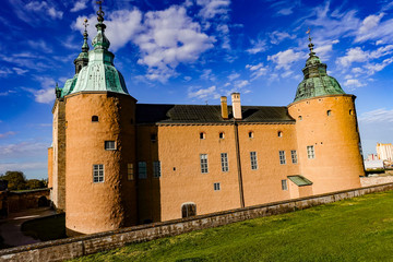 Kalmar, Sweden  The grounds of the Kalmar Castle.