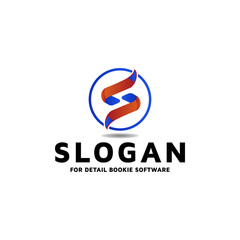 Letter S vector logo design template