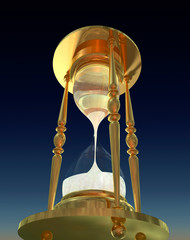 hourglass with sand