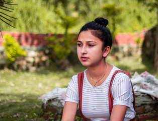 portrait of a young girl