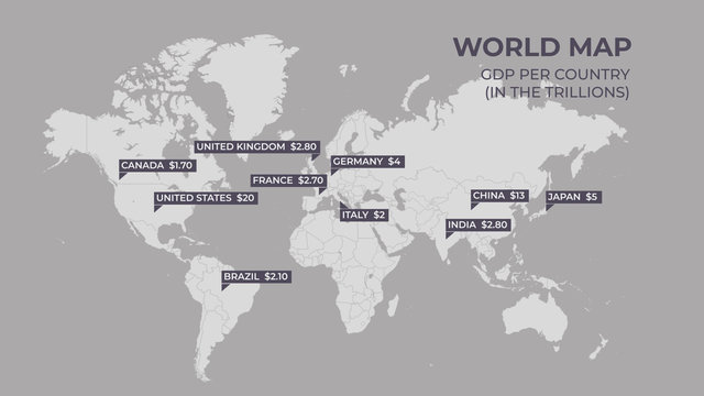 Data-Driven World Map Infographic