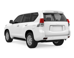 SUV Car Isolated