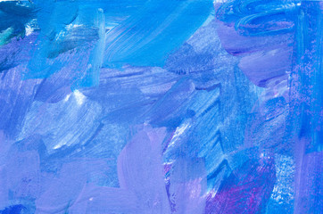 Brushstrokes of paint. Modern art. Abstract art background. - Image