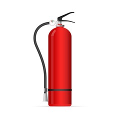 Fire extinguishers vector illustration isolated on white background