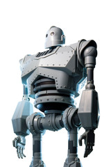 Naklejka premium Vintage tin robot toy