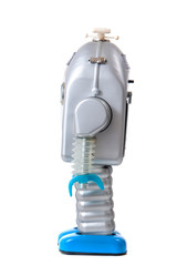 Vintage tin robot toy