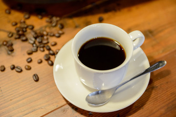 コーヒーと焙煎（ロースト）した豆