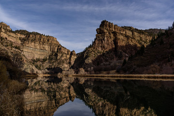 Fototapeta na wymiar Mountain Dry Rock Cliff