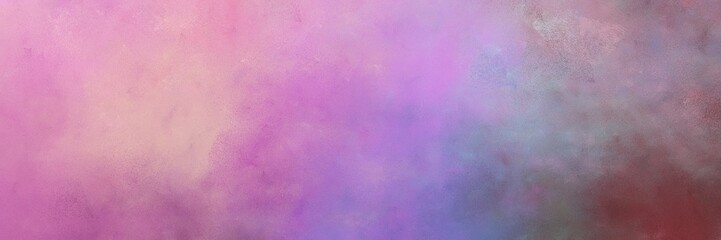 Fototapeta premium beautiful pastel violet and old mauve color background with space for text or image. vintage texture, distressed old textured painted design. can be used as horizontal header or banner orientation