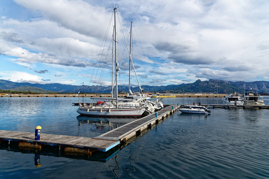 Arbatax  harbour - East coast of Sardinia - Italy