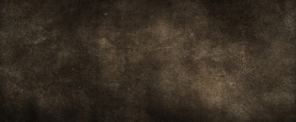 Grey background texture in old vintage paper design with black border, old antique metal background illustration in earthy coffee color