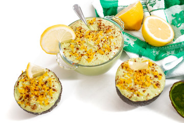 avocado pear sweet cream