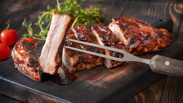 Grilled Pork Ribs