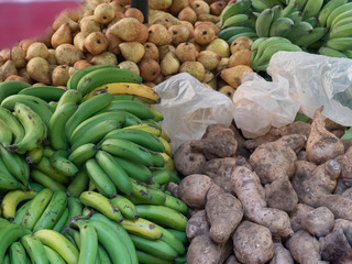 fresh vegetables at the market