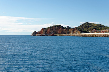 Fototapeta premium Arbatax harbour - East coast of Sardinia - Italy