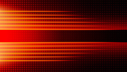 Fototapeta premium Abstract red background with place for text in center.