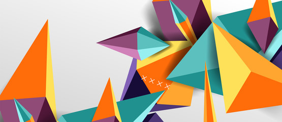 Trendy simple triangle abstract background, dynamic motion concept. Vector Illustration For Wallpaper, Banner, Background, Card, Book Illustration, landing page