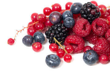 mix of fruit berries