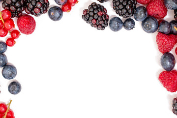 mix of fruit berries