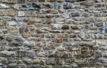 texture of old stone wall -  rock bricks background