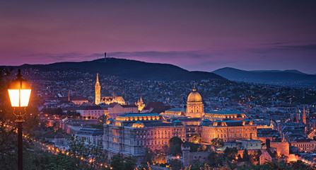 Fototapeta na wymiar Buda Castle or Royal Palace in Budapest, Hungary