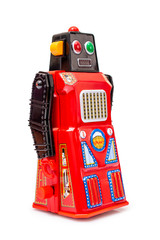 Fototapeta premium Vintage tin robot toy