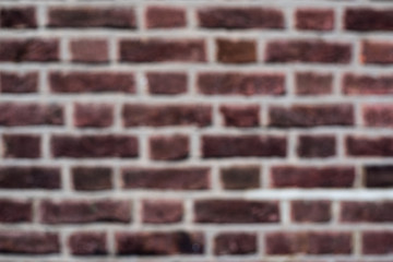 Background of minimalist wall with dark red bricks