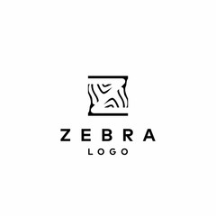 Clean logo design of letter Z with black background - EPS10 - Vector.